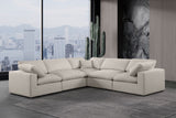 Comfy - 5 Piece Linen Modular Corner Sectional