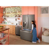 GE GFE28GMKES - 36 in. 27.7 cu. ft. French Door Refrigerator with Ice & Water Dispenser - Fingerprint Resistant Slate