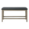 Upholstered Bench With Solid Legs