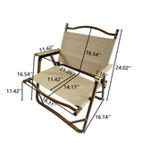 Comfy Foldable And Portable Chair With Armrests, Indoor And Outdoor (Set of 4) - Brown