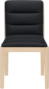 Ellis - Vegan Leather Upholstered Dining Chair (Set of 2) - Natural Base