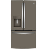 GE GYE22GMNES - 36 in. 22.1 cu. ft. Counter Depth French Door Refrigerator with Ice & Water Dispenser - Fingerprint Resistant Slate