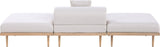 Laguna - 3 Piece Resilient Water Resistant Fabric Outdoor Patio Armless Modular Sofa