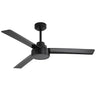 52" Ceiling Fan With Remote Control, 6 Speed Reversible DC Motor, 3 Blades