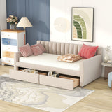 Upholstered Daybed With Slat Support