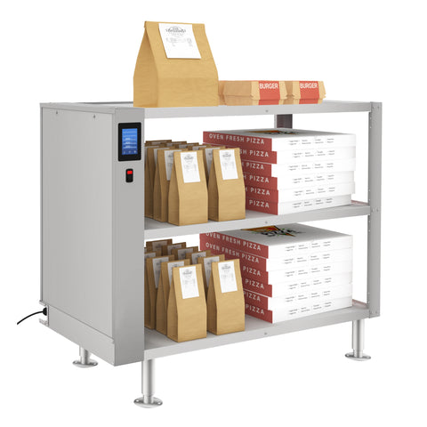Three-Shelve Commercial Take Out Warmer Cabinet with Touch Screen in Stainless-Steel, UL and NSF Listed (KM-WSC-T3)