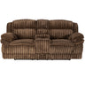 Contemporary Motion Loveseat With Console Storage