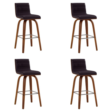 Vienna - 26" Swivel Counter Stool - Walnut Wood