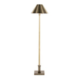 Perry - 60" Metal Floor Lamp - Antique Brass