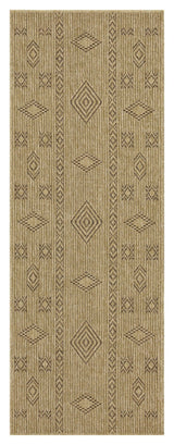 Earth - 2'7" X 7'3" Indoor, Outdoor Area Rug - Jute, Mocha