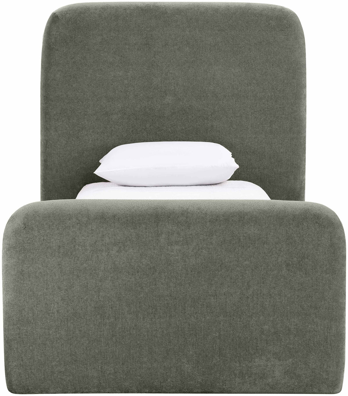 Fira - Chenille Fabric Upholstered Bed