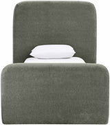 Fira - Chenille Fabric Upholstered Bed