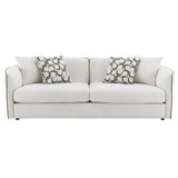 Yolanda - Sofa With 4 Pillows - Beige Chenille