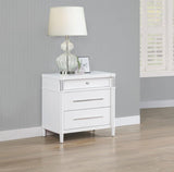 Gracemont - 3-Drawer Bedroom Nightstand Bedside Table - White