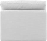 Indulge - Linen Armless Chair - White