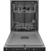 GE(R) ENERGY STAR(R) Top Control with Plastic Interior Dishwasher with Sanitize Cycle & Dry Boost - (GDP630PGRWW)