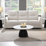 Lalisa - Power Motion Sofa With USB Port - Cream Chenille