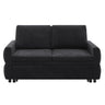 Convertible Sofa Bed Loveseat With Adjustable Backrest And USB Ports