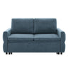 Convertible Sofa Bed Loveseat With Adjustable Backrest And USB Ports