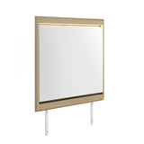 Gigi - Mirror With LED Lights, Large Scale Design For Dressers - Gold
