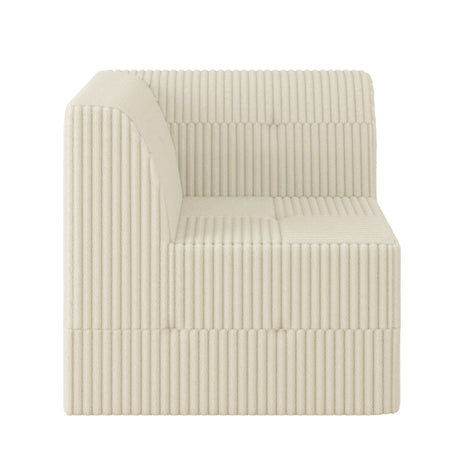 Modern Minimalist Corduroy Corner Sofa Sleeper