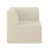 Modern Minimalist Corduroy Corner Sofa Sleeper