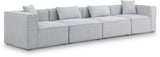 Cube - Linen Modular 4 Seat Sofa