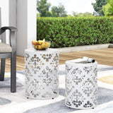 Outdoor Metal Modern Design End Table