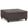 Ellis - Upholstered Coffee Table Storage Ottoman
