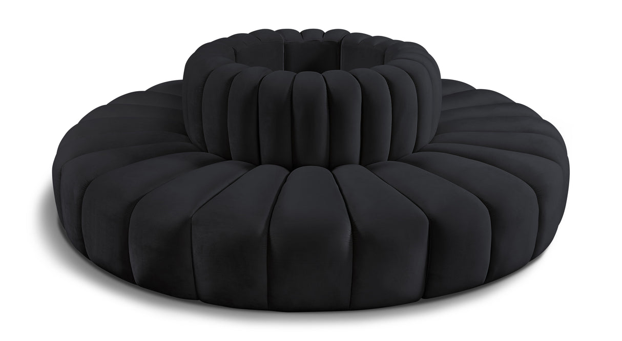 Arc - Velvet 8 Piece Round Modular Sofa