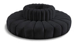 Arc - Velvet 8 Piece Round Modular Sofa