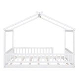 Bed House Bed Frame With Fence