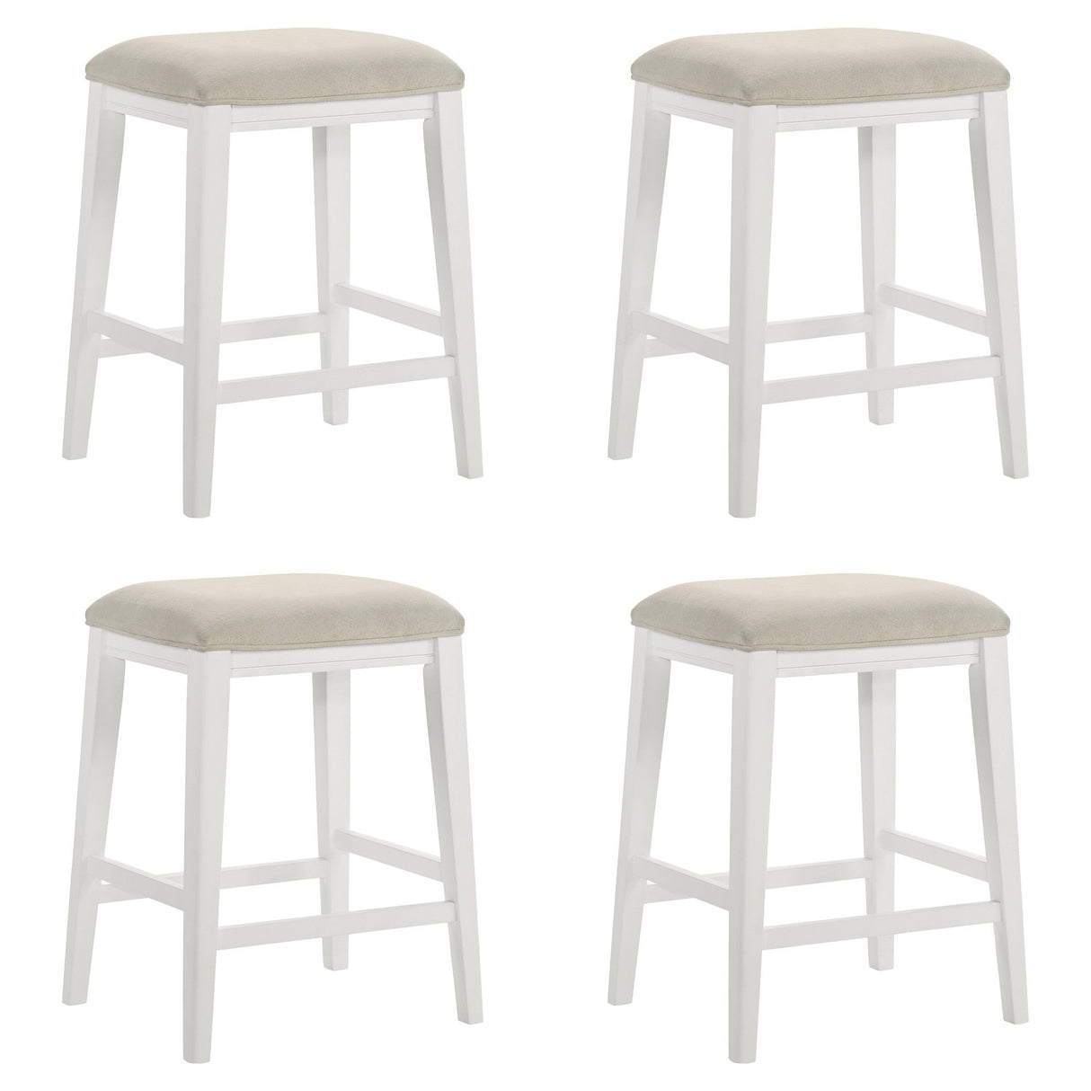 Jane - Contemporary Transitional Wood Counter Height Kitchen Bar Stool