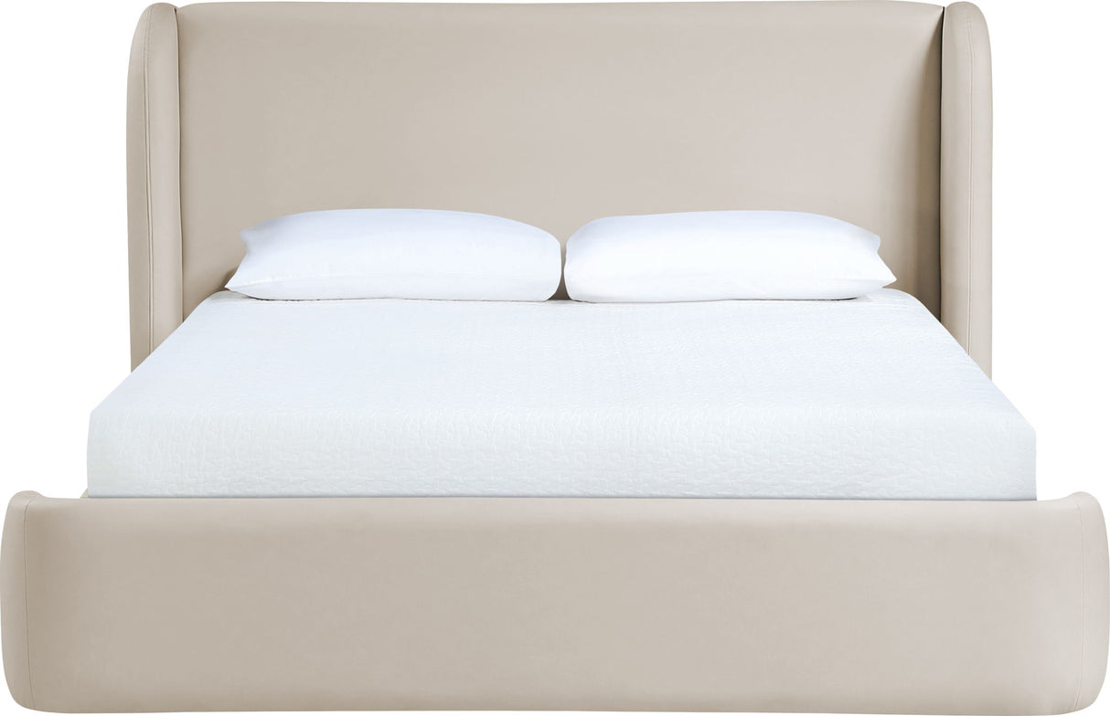 Warby - Vegan Leather Upholstered Bed