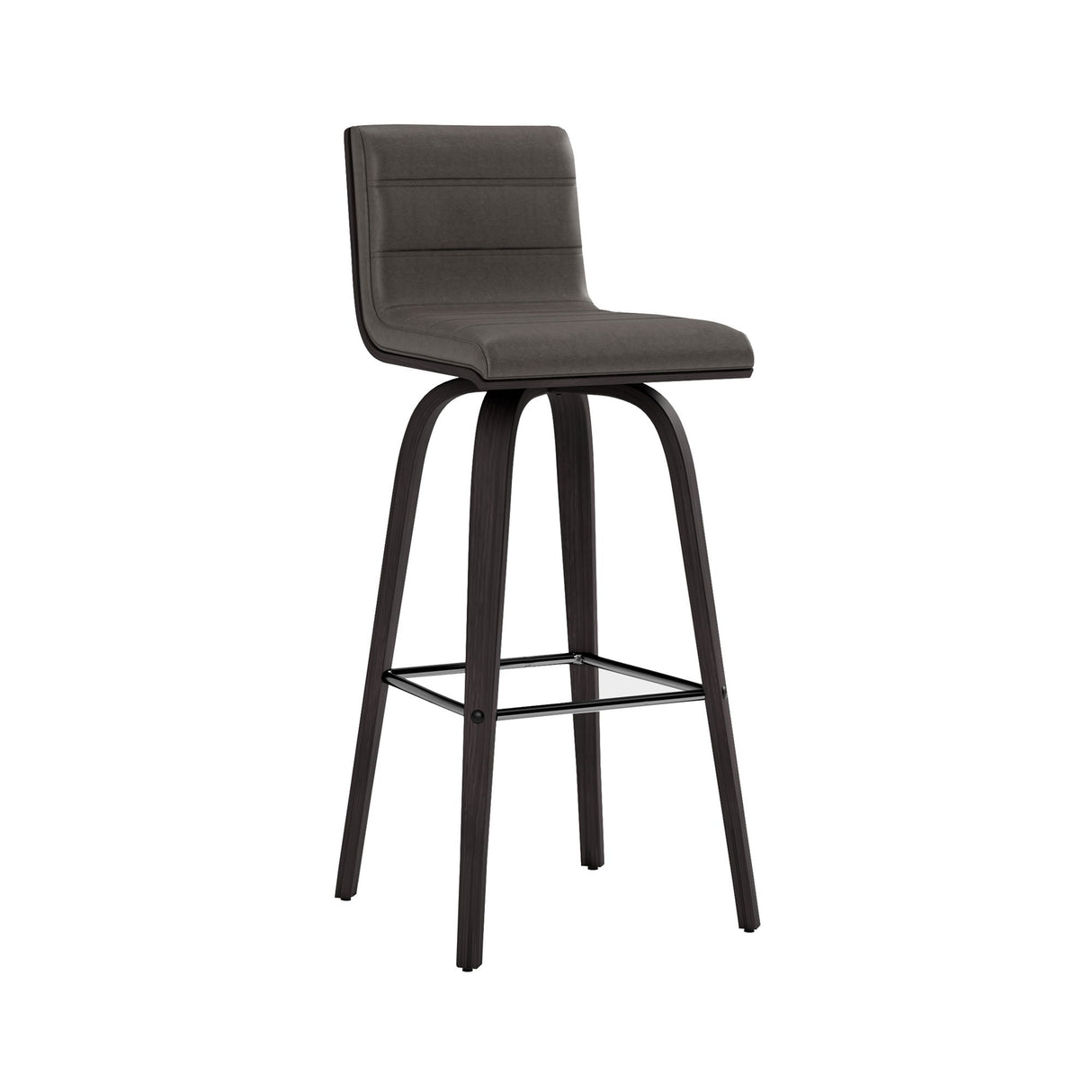 Vienna - 30" Swivel Bar Stool - Black Wood