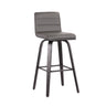 Vienna - 30" Swivel Bar Stool - Black Wood