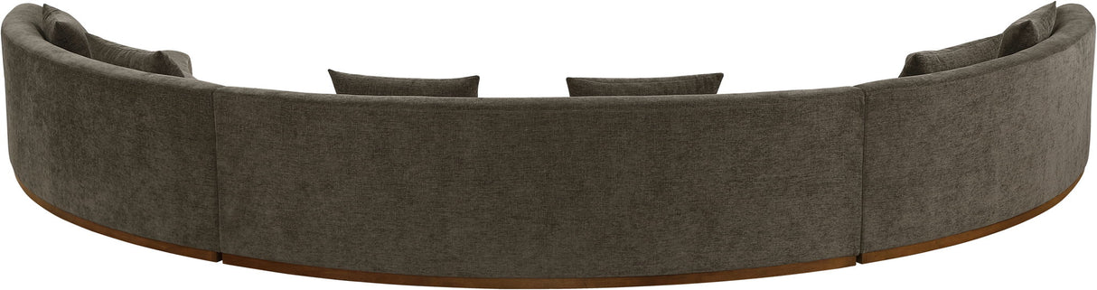 Avanti - Chenille Fabric Upholstered 3 Piece Modular Sectional