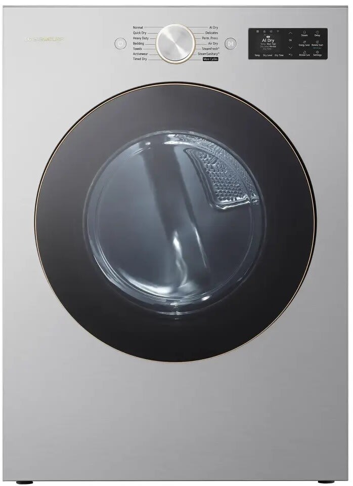 LG SIGNATURE DLEX9700P Electric Dryer front view