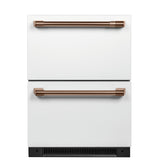 Caf(eback)(TM) 5.7 Cu. Ft. Built-In Dual-Drawer Refrigerator - (CDE06RP4NW2)