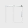 Frameless Shower Door, Smooth Sliding Tracks