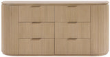 Astrid - Solid Wood And Oak Veneer Dresser