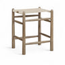 Santos - Backless Counter Stool With Stained Brown Base