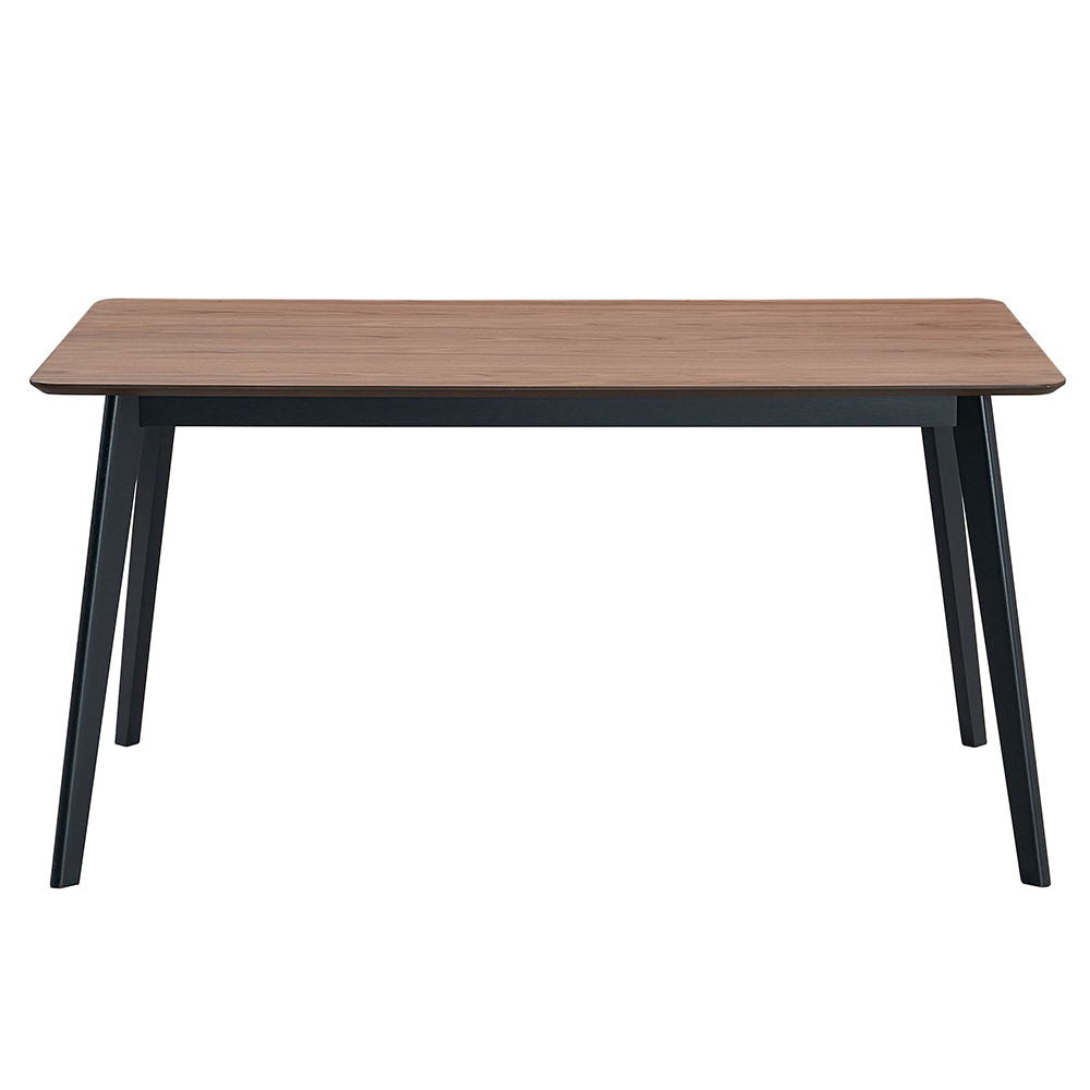 Rebi - Dining Table - Walnut & Black