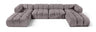 Orin - Velvet 6 Piece Modular Double Chaise Sectional