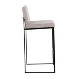 Fuji - Contemporary High Back Barstool Elegant Design