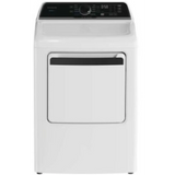 27 Inch Gas Dryer with 7.0 cu ft Capacity, Stainless Steel Drum, Moisture Sensor, Wrinkle Care, Child Lock, Reversible Door, 11 Dryer Cycles, 5 Drying Temperatures and 1 Year Warranty