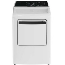 27 Inch Gas Dryer with 7.0 cu ft Capacity, Stainless Steel Drum, Moisture Sensor, Wrinkle Care, Child Lock, Reversible Door, 11 Dryer Cycles, 5 Drying Temperatures and 1 Year Warranty