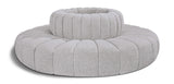Arc - Boucle Fabric 8 Piece Round Modular Sofa