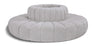 Arc - Boucle Fabric 8 Piece Round Modular Sofa