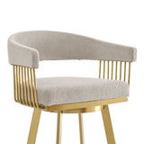 Chelsea - Swivel Fabric Stool